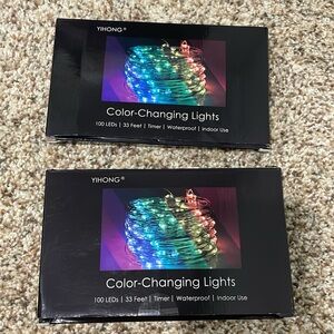 2 pack USB fairy string lights with remote and micro LEDs